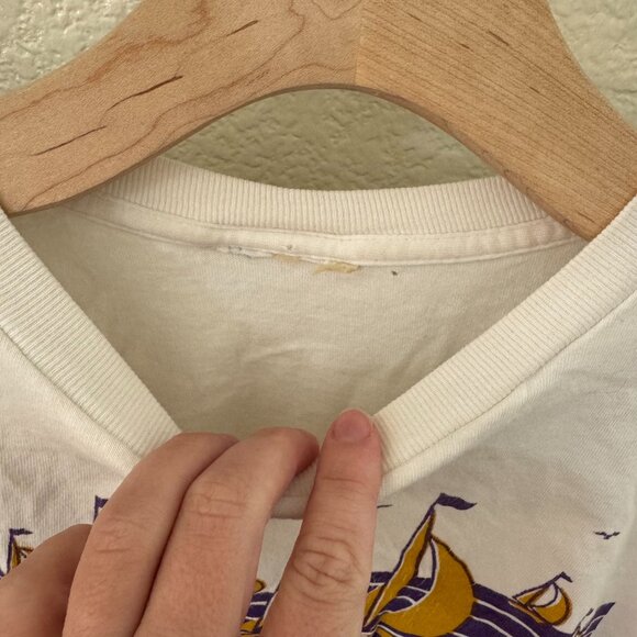 Vintage Cropped FLORIDA Single Stitch Tee - Picture 3 of 6